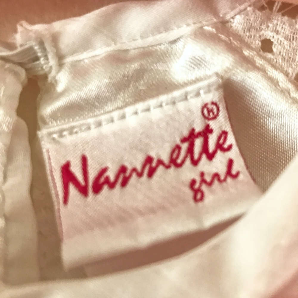 Nanette Girl White Little Girl Dress Size 4T - Picture 5 of 5